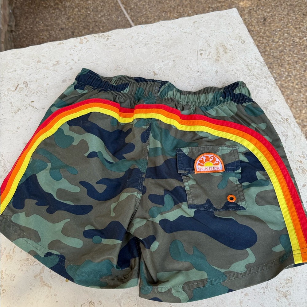 Sundek Boys Camo Swim - Size 12
